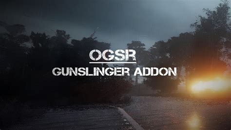 S T A L K E R OGSR Gunslinger Addon Aggressive Gameplay 4k 60Fps