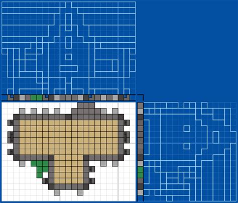 Detailed Medieval House - Blueprints for MineCraft Houses, Castles ...