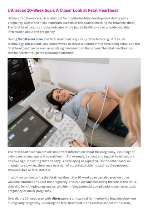 Ppt Ultrascan 10 Week Scan A Closer Look At Fetal Heartbeat Powerpoint Presentation Id 12089492