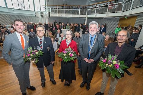 Stadt Wedel Neujahrsempfang Wedel Zeichnet Ehrenamtliche Aus