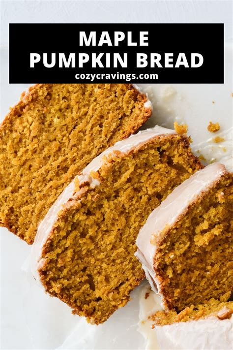 Healthy Pumpkin Bread With Maple Glaze Artofit