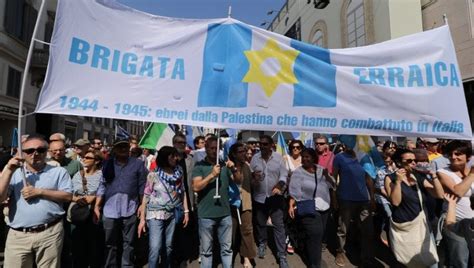 Al Corteo Del Aprile La Brigata Ebraica Con Tutti I Popoli In Lotta