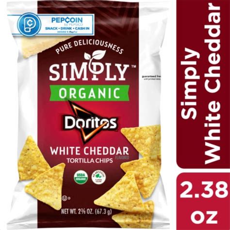 Doritos® Simply Organic White Cheddar Flavored Tortilla Chips 238 Oz