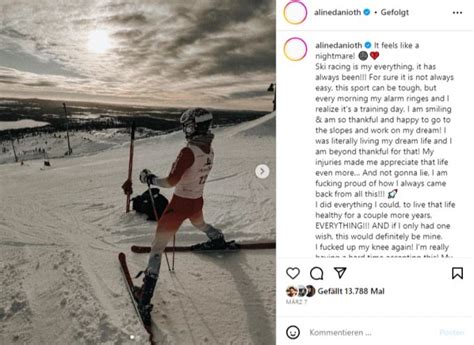 Aline Danioth Urner Ski Ass spricht über erneute Knieverletzung Nau ch