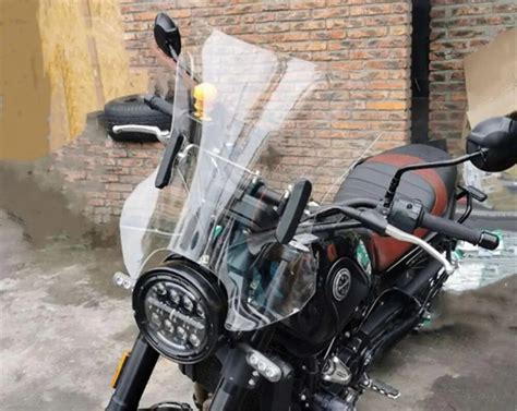 Parabrisas De Motocicleta Con Soportes Deflector De Viento Para