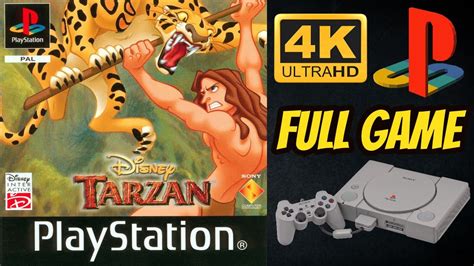 Disneys Tarzan 4k60ᶠᵖˢ Uhd🔴 Ps1 Longplay Walkthrough Playthrough Full Movie Game Youtube