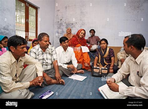 Meeting Of The Elders And Some Women Hi Res Stock Photography And