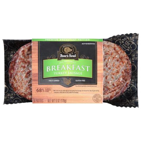 Boar S Head Breakfast Patties Premium Turkey Sausage Publix Super