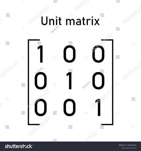 Unit Matrix Types Matrices Mathematics Vector 库存矢量图（免版税）2288130955