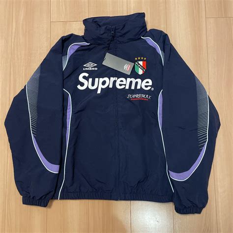 33％割引ブラック系s激安な Supreme 22ss Umbro Track Jacket アンブロ 黒 S ナイロンジャケット