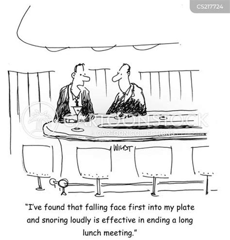 Working Lunch Cartoons And Comics Funny Pictures From Cartoonstock