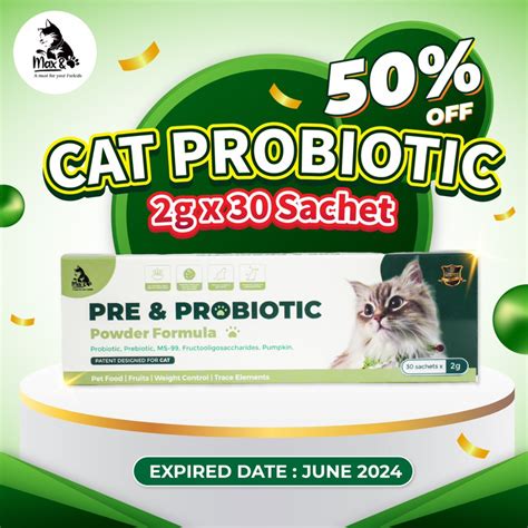 【max And Paw Cat Probiotic】expire June 2024 Super Vitamin All In One