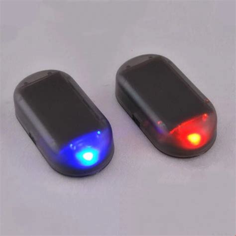 Car Fake Security Light Solar Powered Simulated Dummy Alarm Wireless Warning Anti Theft Caution