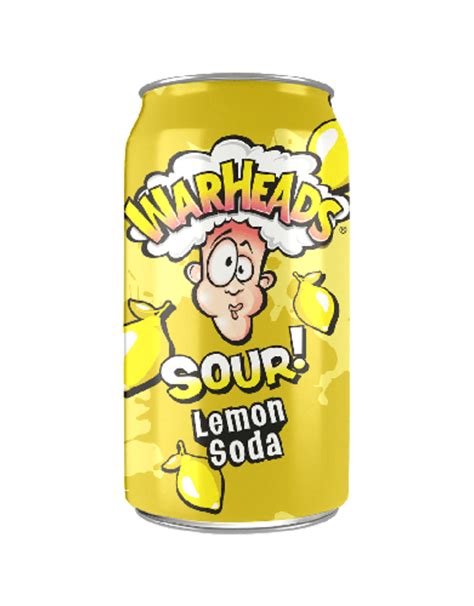 Warheads Sour Lemon Soda 355ml Au Royaume Des Titans