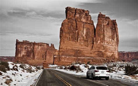 Wallpaper Temple Landscape Architecture Rock Nature Car Snow