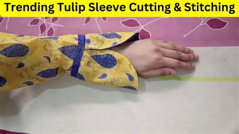 Trending Cuff Sleeve Design Cutting And Stitching Easy Tulip Sleeve Making Video Dailymotion