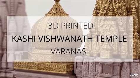 D Printed Kashi Vishwanath Temple With An Ar App Youtube