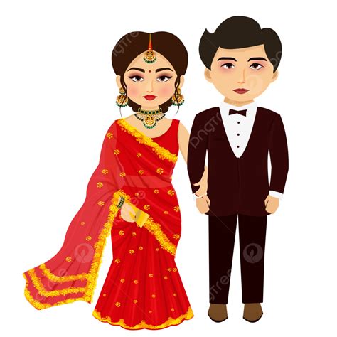 Indian Wedding Couple Cartoon Images - Infoupdate.org