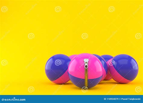 Paintball Balls With Zipper Stock Illustration Illustration Of Sports