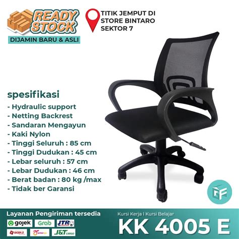 Jual Kursi Kerja Kantor Staff Kk E Shopee Indonesia