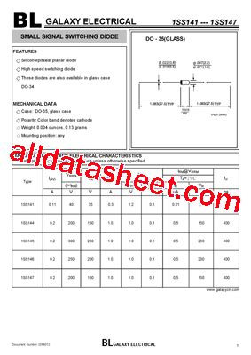 Ss Datasheet Pdf Galaxy Semi Conductor Holdings Limited