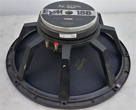 175 A Pair Electro Voice EVM 18B 400 Watt 18 Woofer 8 Available