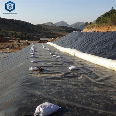 Mm Mm Black Hdpe Smooth Geomembrane Sheet For Landfill In America