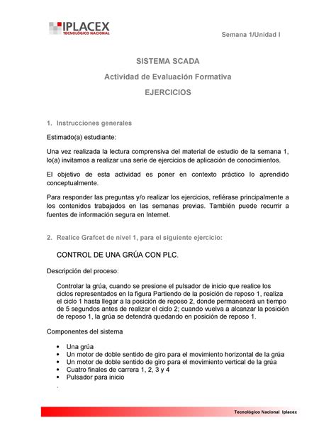 EJ 1 Tecnológico Nacional Iplacex Semana 1 Unidad I SISTEMA