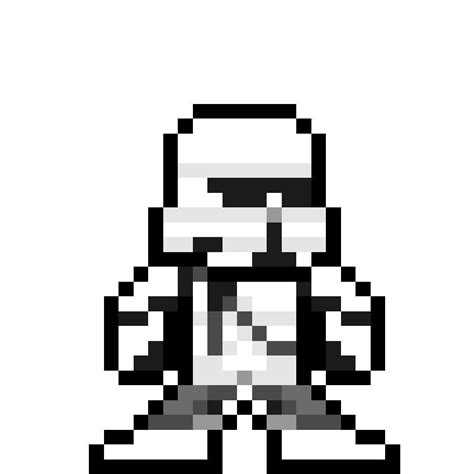 Clone Airbone Trooper Phase Pixel Art Grid Pixel Art Trooper