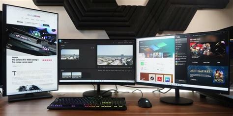 Home office monitor setup: flat, curved or portrait | Club386