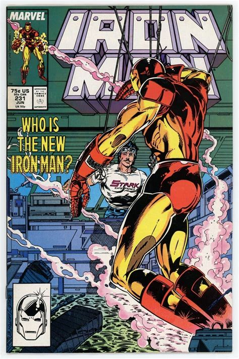 Iron Man 231 Vf 8 0 Marvel 1988 Copper Age James Rhodes Comic Books