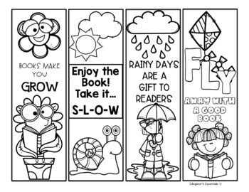 Spring Coloring Bookmarks By EduGator S Essentials TPT