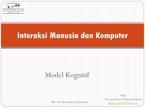 Ppt Interaksi Manusia Dan Komputer Powerpoint Presentation Free Download Id 4151185