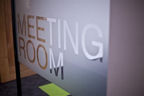 Meeting Room Sign Stock Photo Image 63352194