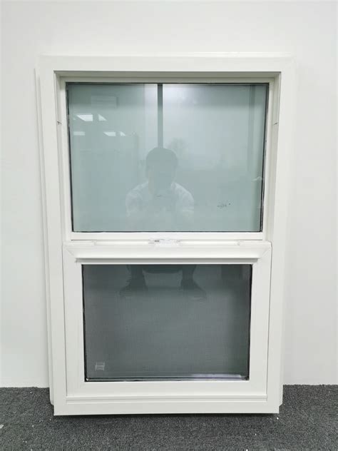 Minglei American style white vinyl window vertical sliding windows