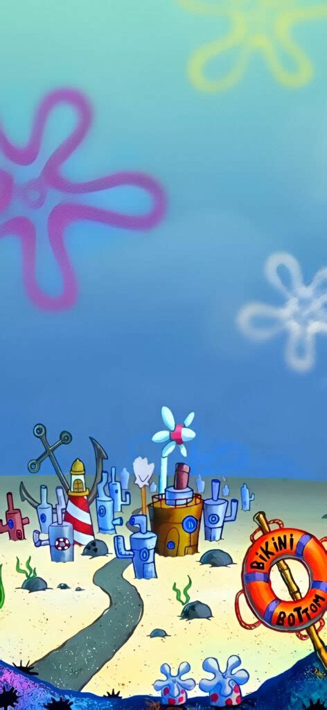 SpongeBob SquarePants Bikini Bottom Art Wallpapers Wallpapers Clan