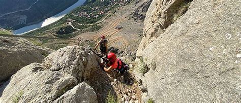 Via Ferrata parkuru adrenalin tutkunlarının rotası oldu haberi Son