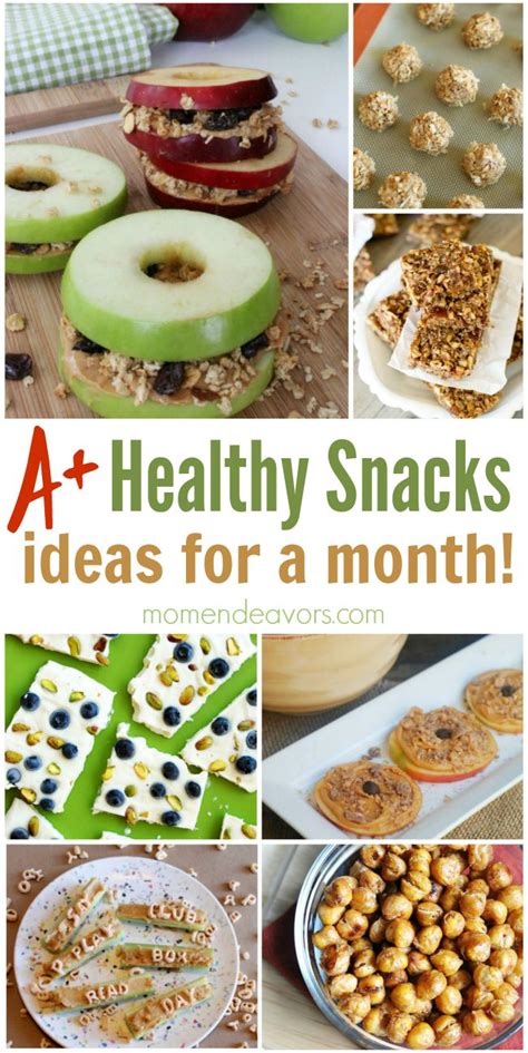 A Month of Healthy Snack Ideas – Easy & Creative Ideas