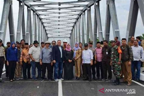 Jembatan Penghubung Bekasi Karawang Di Desa Sumbersari Siap Beroperasi