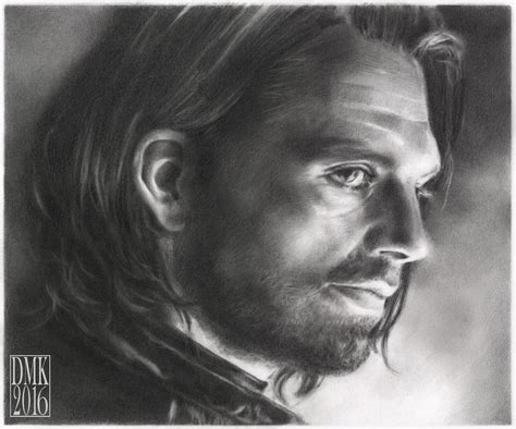 Sebastian Stan Portrait 2 By Dmkozicka On Deviantart