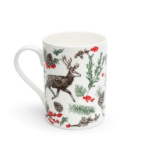 Christmas Reindeer Mug Iconic Wildlife Inspired Ts By Cherith