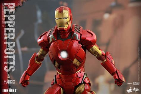 Iron Man Pepper Potts And Mark Ix Armor By Hot Toys The Toyark News