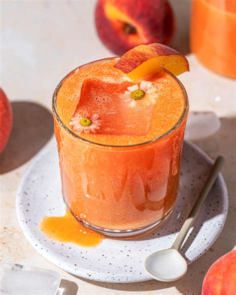 How To Make Fresh Peach Juice And Easy Peach Nectar