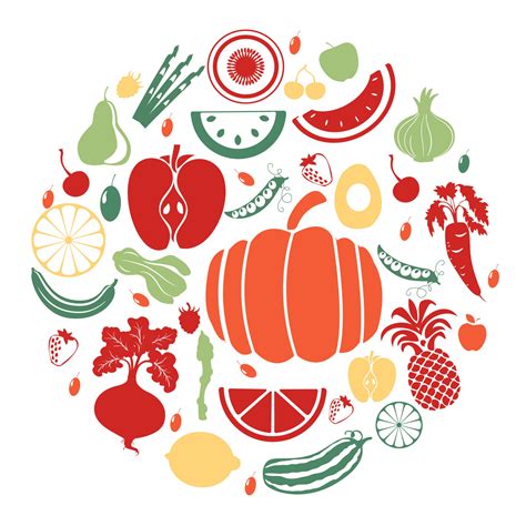 FREE 50 Vector Fruits Vegetables Icons In SVG PNG