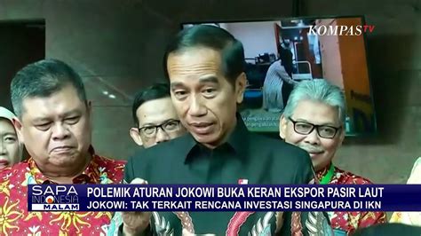 Polemik Aturan Jokowi Buka Keran Ekspor Pasir Laut Kkp Sebenarnya Ini