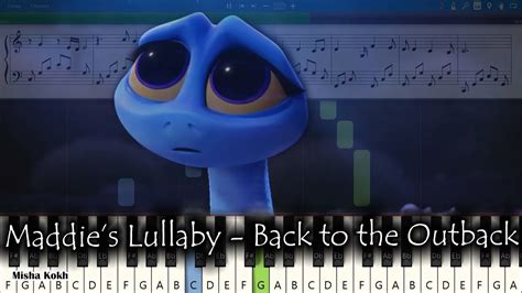 Maddies Lullaby Back To The Outback [piano Tutorial Sheets Midi