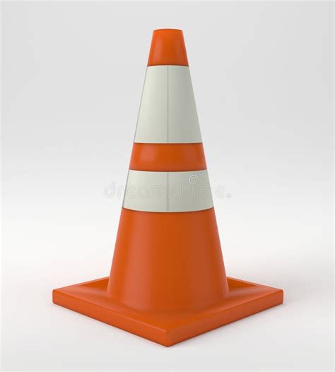 Orange Traffic Cone Stock Illustrations 5268 Orange Traffic Cone