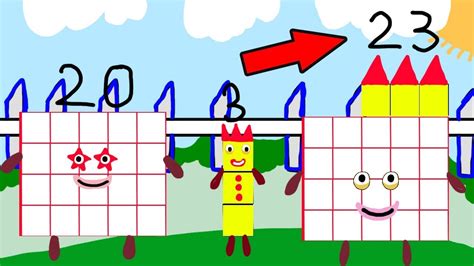 Creating New Numberblock 23 Youtube