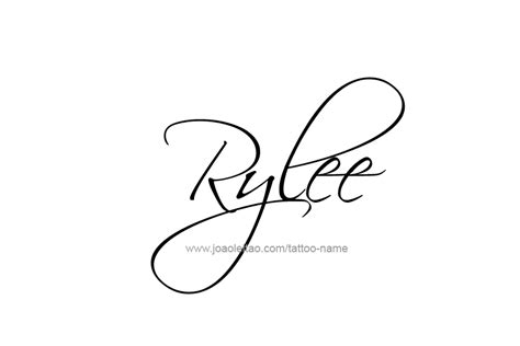 Rylee Name Tattoo Designs Name Tattoos Baby Name Tattoos Name