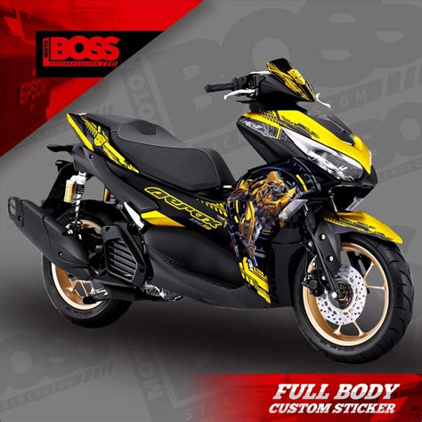 Jual Decal Sticker Yamaha Aerox Connected Full Body